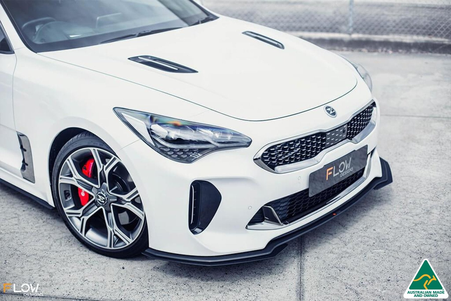 Stinger CK GT Front Lip Splitter Extensions (Pair) - MODE Auto Concepts