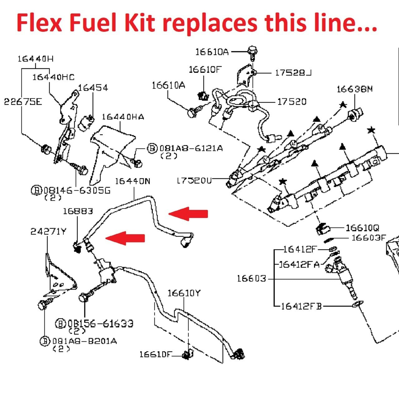 Fuel-It FLEX FUEL KIT for INFINITI Q50 AND Q60 -- Bluetooth & 5V - MODE Auto Concepts