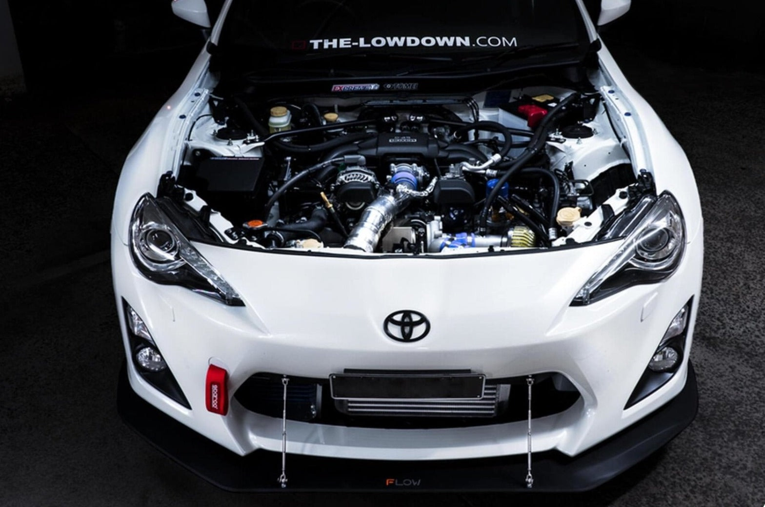 Toyota 86 (GT86/FT86) Front Lip Splitter V2 (With Support Rods) - MODE Auto Concepts