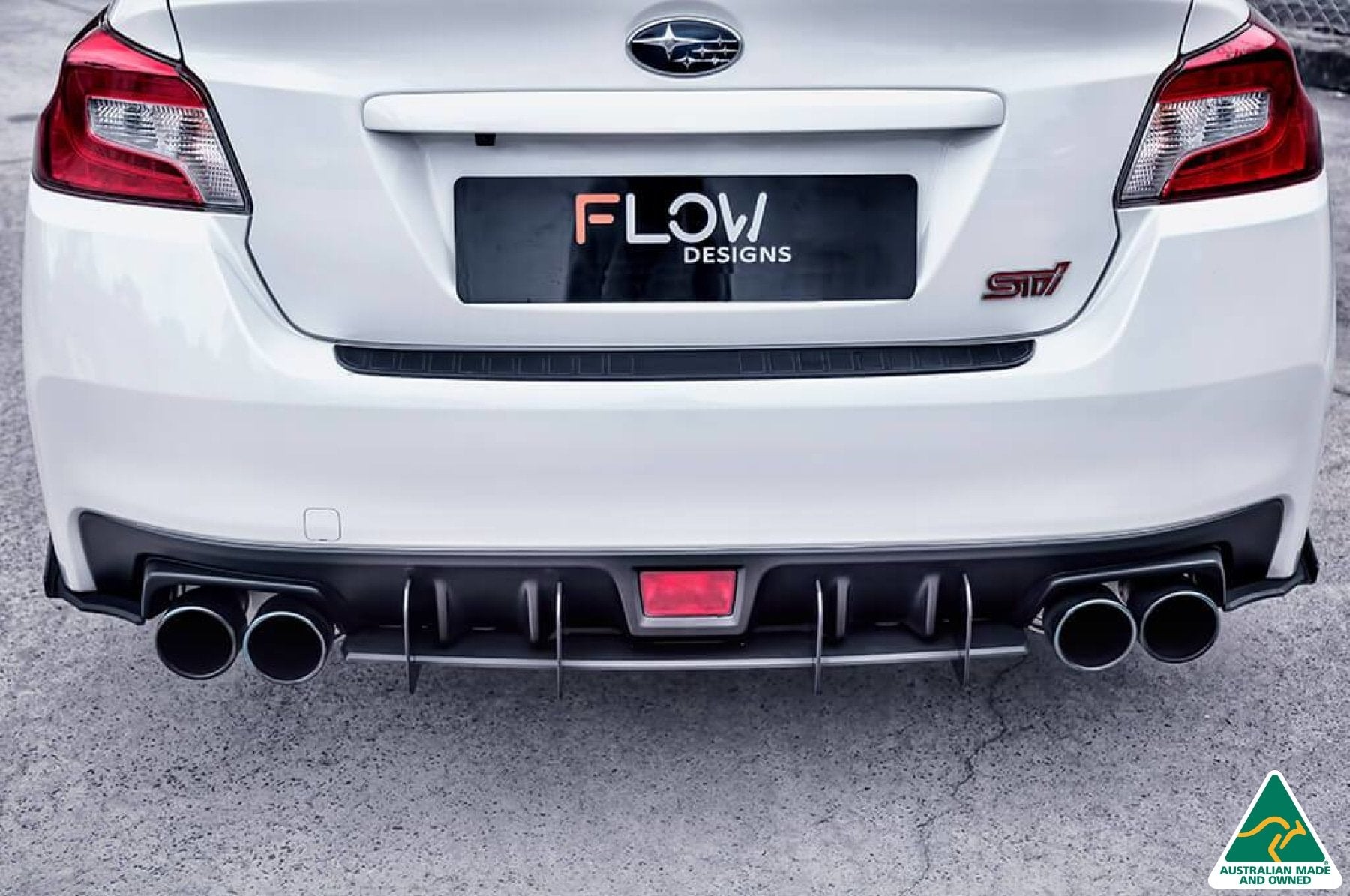 VA WRX & STI Flow-Lock Rear Diffuser - MODE Auto Concepts