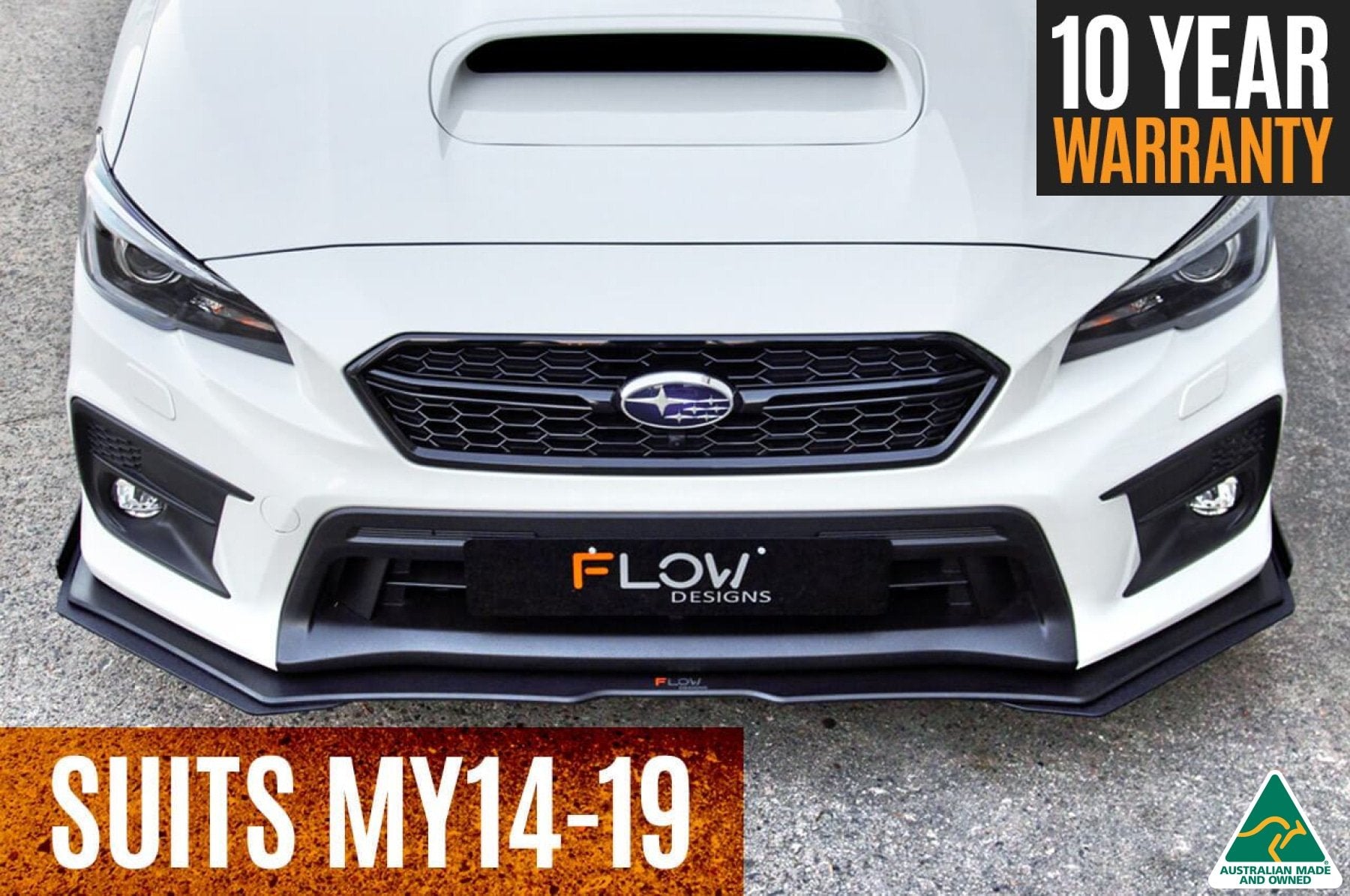 VA WRX & STI Front Lip Splitter V2 - MODE Auto Concepts